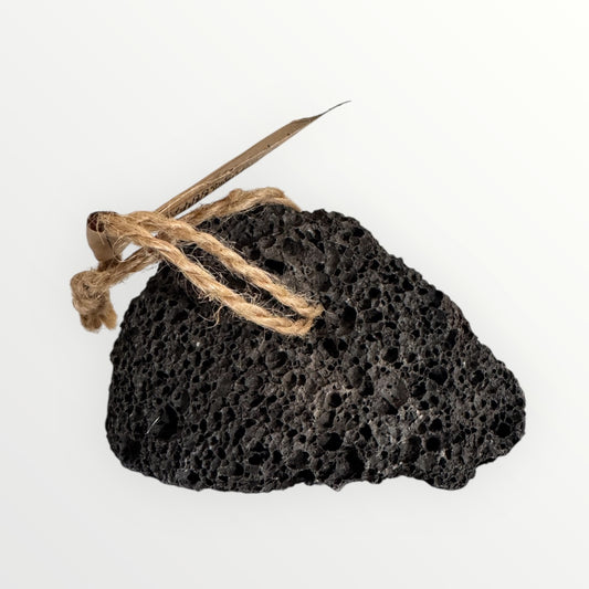 Pierre ponce naturelle volcanique